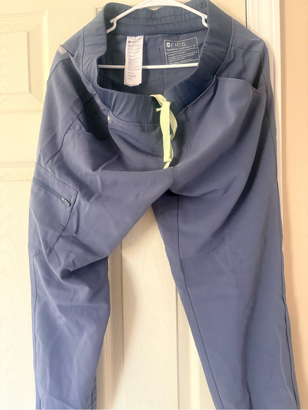 FIGS women's galaxy grey Drawstring Scrub Pants